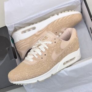 Nike Air Max 90 - Vachetta Laser Leather - Men Size 10.5 ( DC7948-100 )